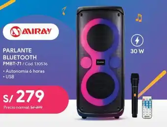 Hiraoka MIRAY PARLANTE BLUETOOTH oferta