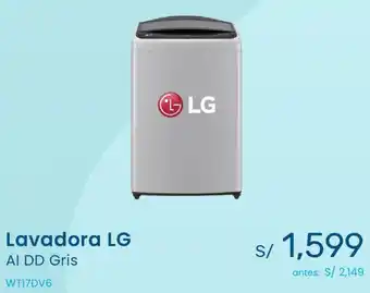 Tiendas EFE LG Lavadora AI DD Gris oferta