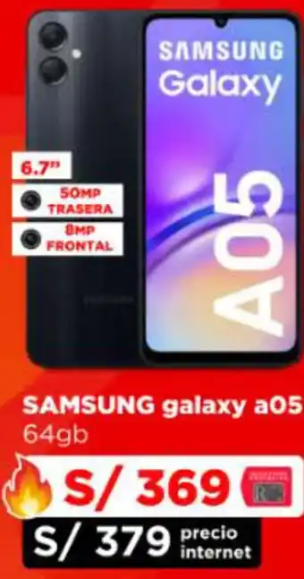 Ripley SAMSUNG galaxy a05 64gb oferta