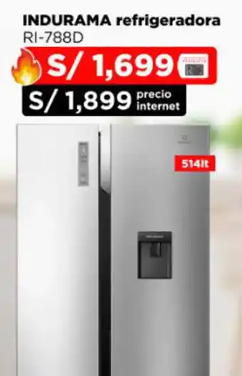 Ripley INDURAMA refrigeradora RI-788D oferta