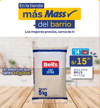 Mass Bell's Arroz Extra 5kg oferta