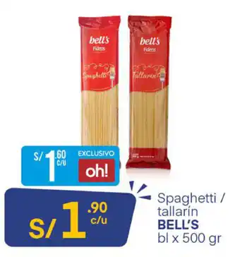 Mass Bell's Spaghetti Tallarin 500gr oferta