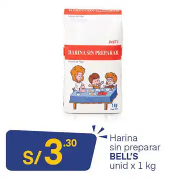 Mass Bell's Harina sin preparar 1kg oferta