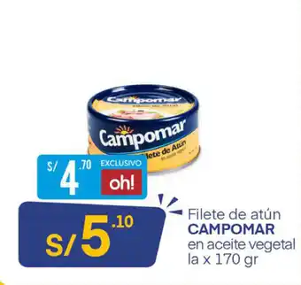 Mass Filete de Atún Campomar 170gr oferta