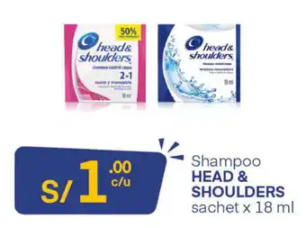 Mass Head & Shoulders Shampoo 18ml oferta