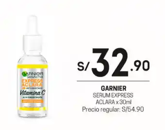 Tottus Garnier Serum Express Aclara 30ml oferta