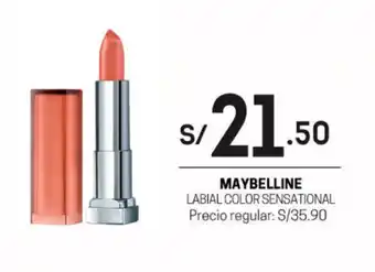 Tottus Maybelline Labial Color Sensational oferta