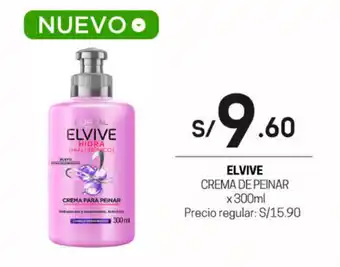 Tottus Elvive Crema de Peinar 300ml oferta