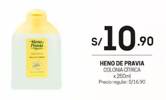 Tottus Heno de Pravia Colonia Citrica 250ml oferta