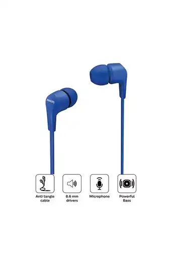 Tiendas EFE Audífonos philips in ear tae1105bl oferta