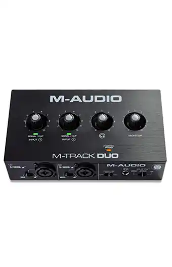 Tiendas EFE Interfaz de audio - m-track duo - negro oferta