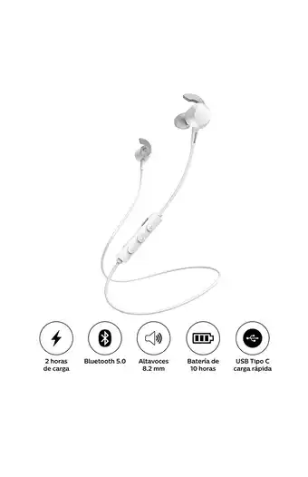 Tiendas EFE Audífonos philips inalámbricos intrauditivos tae4205wt oferta