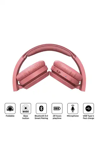 Tiendas EFE Audífonos philips inalámbricos supraurales tah4205rd oferta
