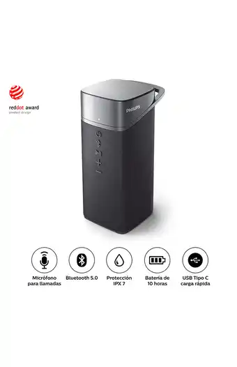 Tiendas EFE Parlante inalámbrico philips tas3505 oferta