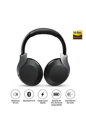 Tiendas EFE Audífonos philips bluetooth noise cancelling philips tah8505bk oferta