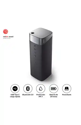 Tiendas EFE Parlante inalámbrico philips tas7505 oferta