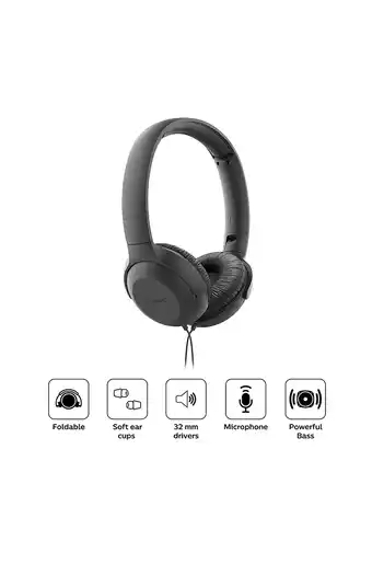 Tiendas EFE Audífonos philips con micrófono tauh201bk oferta