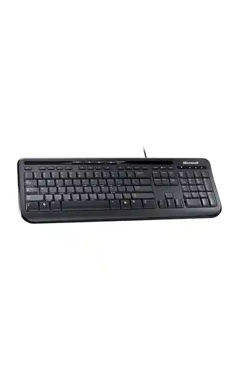 Tiendas EFE Teclado microsoft wired desktop 600 usb - negro + mouse oferta