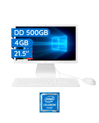 Tiendas EFE All in one lg 21.5"; celeron n4100 500gb 4gb oferta