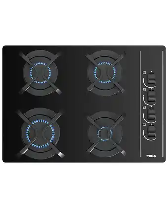 Tiendas EFE Encimera a gas teka cristal gbc 64003 kib oferta