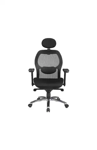 Tiendas EFE Silla giratoria ziyaz pacãfica b/aluminio - negro oferta