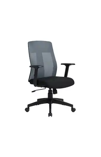 Tiendas EFE Silla giratoria ziyaz telma - negro/gris oferta