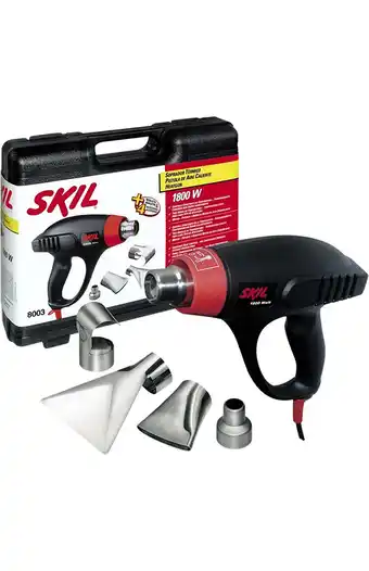 Tiendas EFE Pistola de calor 1800w 8003 skil + 4 puntas oferta