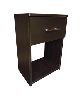 Tiendas EFE Velador de 1 cajón muebles yanira - wengue oferta