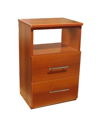 Tiendas EFE Velador de 2 cajones muebles yanira- ced oferta