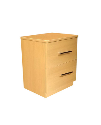 Tiendas EFE Velador de 2 cajones muebles yanira- haya oferta