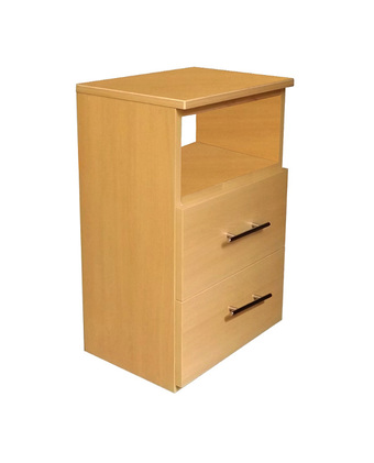 Tiendas EFE Velador de 2 cajones muebles yanira- hay oferta