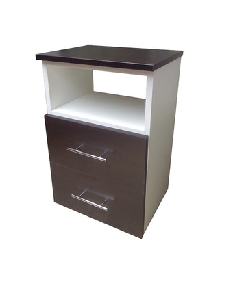 Tiendas EFE Velador de 2 cajones muebles yanira-bla/wen oferta