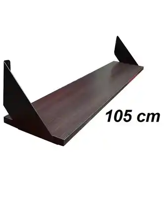 Tiendas EFE Repisa básica de 105 x 20 cm muebles yanira-wengue oferta