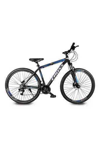 Tiendas EFE Bicicleta montañera cross 29"; 24v - negro/azul oferta