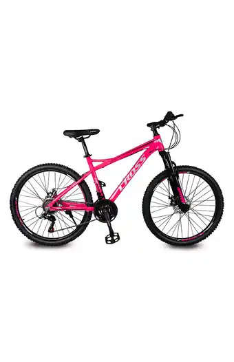 Tiendas EFE Bicicleta montañera cross 26"; gt 21v - neón/rosado oferta