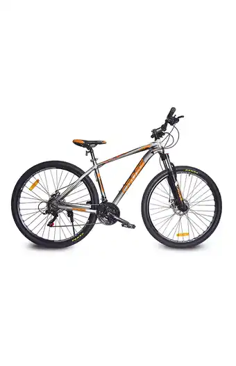 Tiendas EFE Bicicleta montañera cross 29"; cyclone 21v - gris/naranja oferta