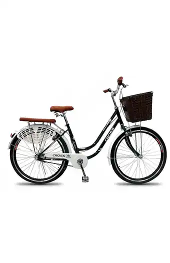 Tiendas EFE Bicicleta urbana cross 26"; lady - negro/blanco oferta