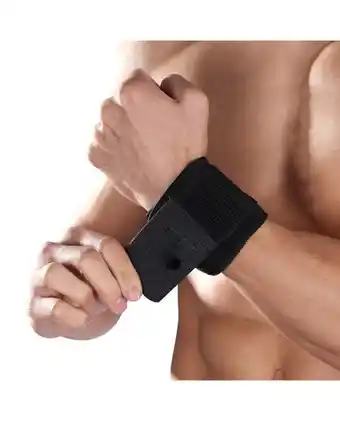 Tiendas EFE Strap de muñequera sport fitness - negro oferta