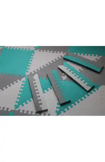 Tiendas EFE Pisos de goma eva the baby spot en forma de triangulo - turquesa oferta
