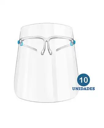 Tiendas EFE Protector facial pet lentes x 10 oferta