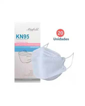 Tiendas EFE Mascarillas kn95 tipo fish x 20 und oferta