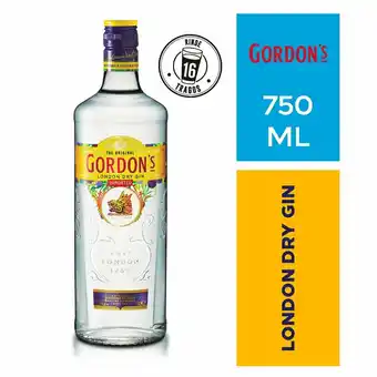 Tottus Gin gordons london dry oferta