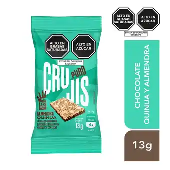 Tottus Cereal lamina puro crujis almendra choc 13g oferta