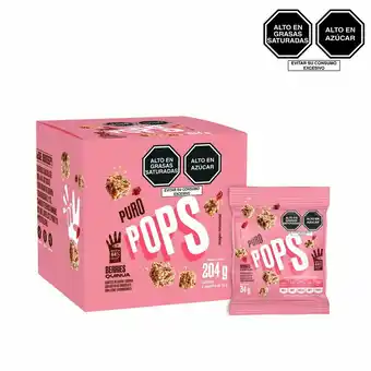 Tottus Cereal cubo puro pops berries qnua avn 34g oferta