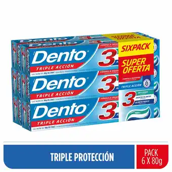 Tottus Crema dental triple accion 75 ml oferta