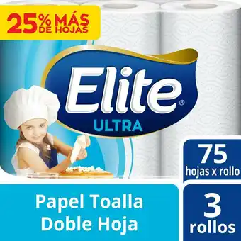 Tottus Toalla papel ultra doble hoja bolsa oferta
