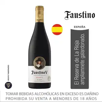 Tottus Vino faustino reserva oferta