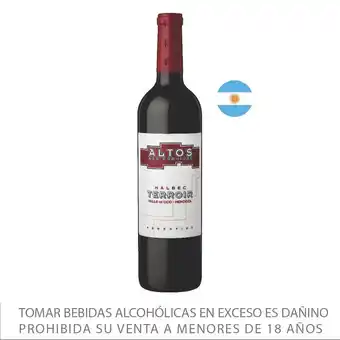 Tottus Vino tinto altos las hormigas terroir 750 ml oferta