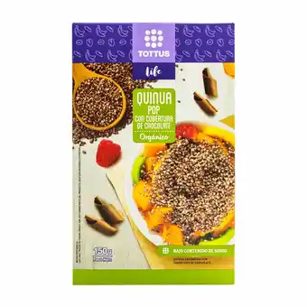 Tottus Quinua pop con cobertura de chocolate15 oferta