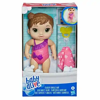 Tottus Baby alive bebé chapoteos y abrazos castaña oferta